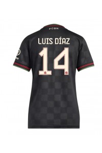 Bayern Munich Luis Diaz #14 Jalkapallovaatteet Naisten Kolmaspaita 2025-26 Lyhythihainen
